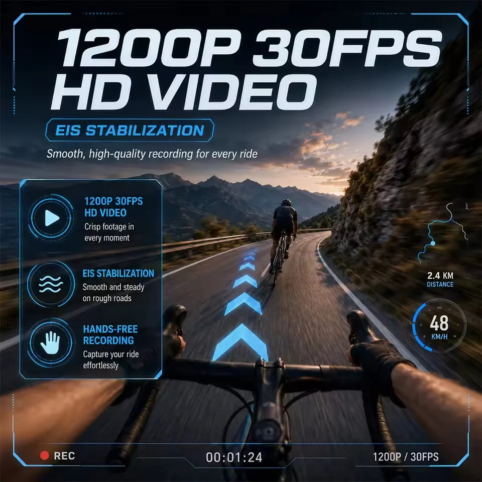 2026 NEW AI Smart Glasses ChatGPT 1080P Camera 8MP Anti-shake Cycling Video&Photo Sport Sunglasses DualMic 32GB Windproof Goggle