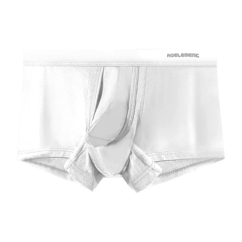 Spermatozoa-Separating Underwear for Men, Scrotal Support, Ice Silk Pouch, Varicose Veins Boxer Briefs for Men