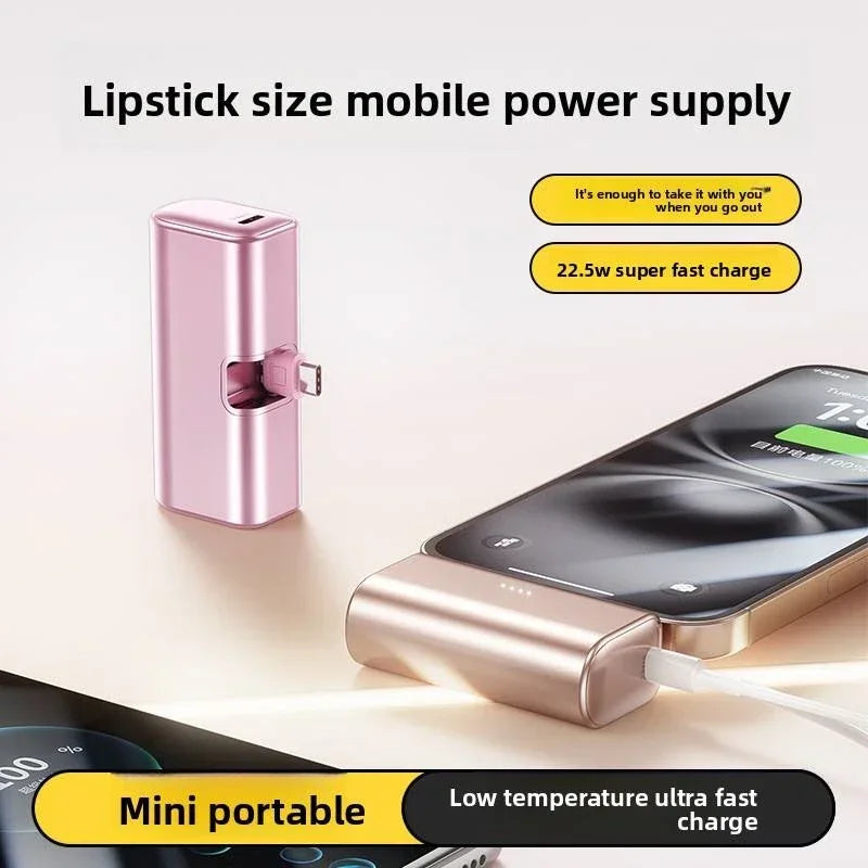 Lenovo 22.5W Fast Charging 500000mAh Mini Portable Charger USB-C Power Bank Suitable For IPhone 16/15 Series And Android Devices