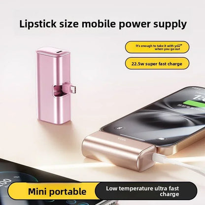 Lenovo 22.5W Fast Charging 500000mAh Mini Portable Charger USB-C Power Bank Suitable For IPhone 16/15 Series And Android Devices