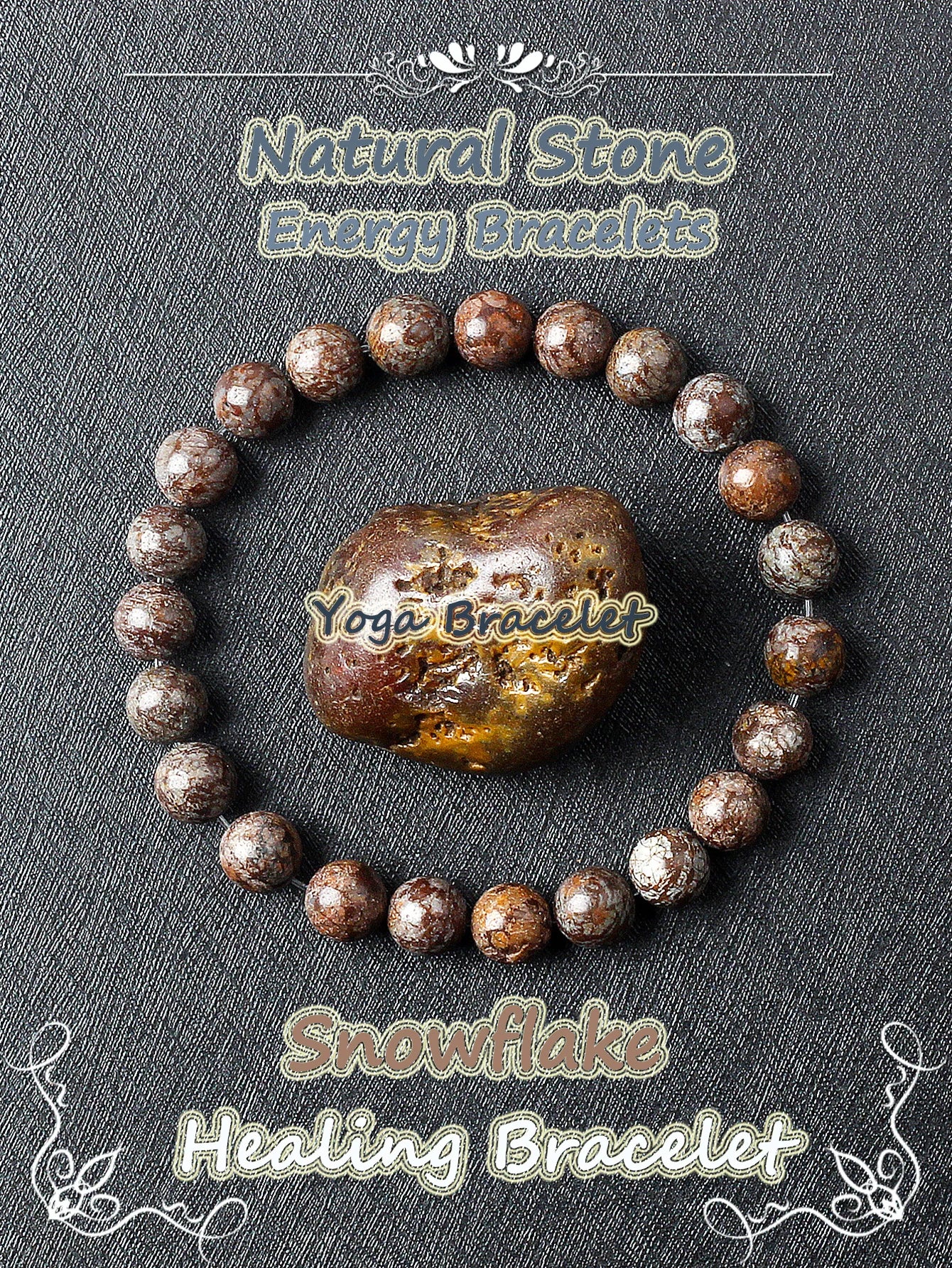 Original Natural Stone Beads Bracelet Men Women Reiki Blue Apatite Lapis Lazuli Amethyst Yellow Tiger Eye Beads Bracelet Jewelry