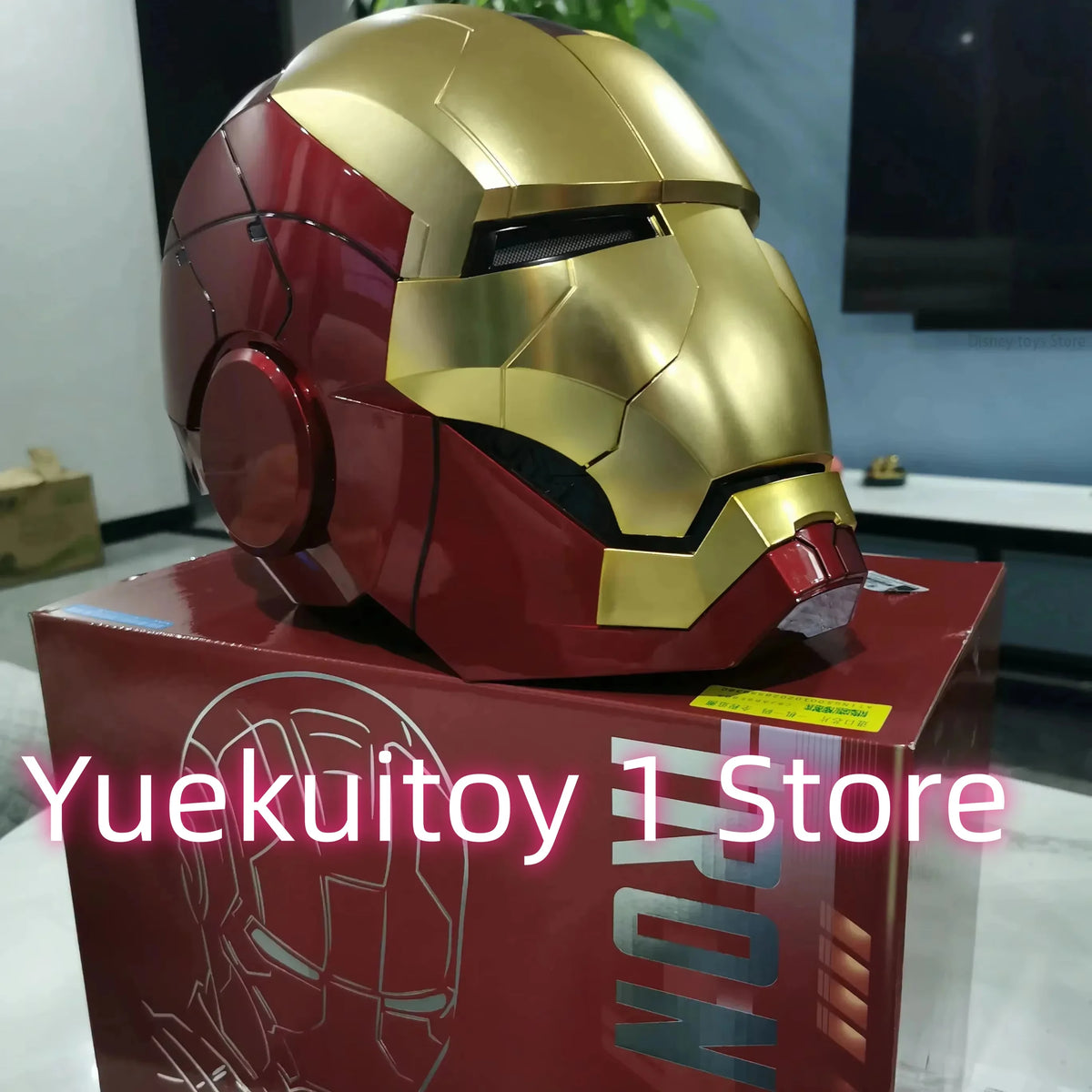 Newly Upgraded Iron Man Helmet Mk5 Mk50 Mk17 Wearable Voice Controlled Opening And Closing Classic Collectible Ornaments Gifts