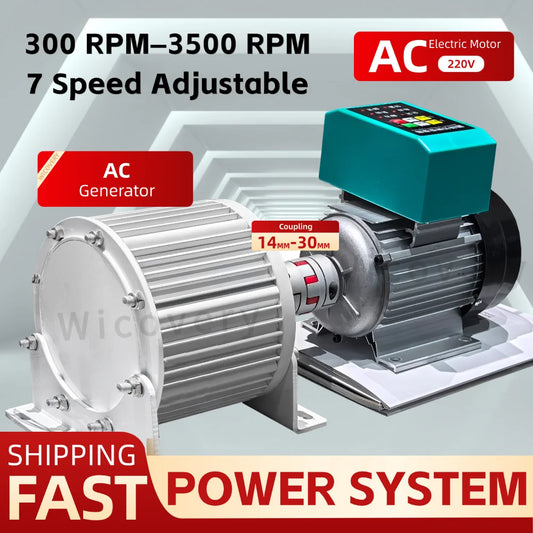 10KW 220V Power Systems With Frequency And With Motor 20KW New Energy Generator With Frequency 30KW AC Power Magnetic Dynamo