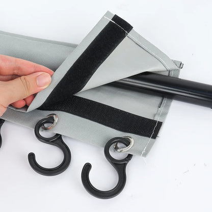 Camping Coat Hooks Racks Clothes Hook Rail With Piping For Caravan Motorhome Keder Piping Rail Strips Or Tent Roof Poles