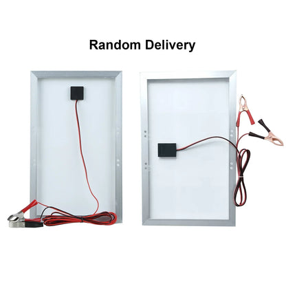 20W 12V Polycrystalline Solar Panel Kit Complete Portable Outdoor Rechargeable Solar Generator Cell Home Power System