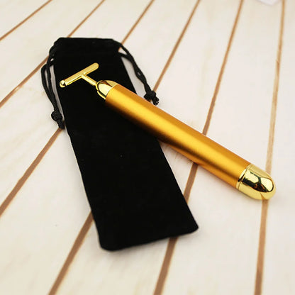 High quality massage vibrating stick set electric massage instrument facial beauty stick introduction instrument battery version