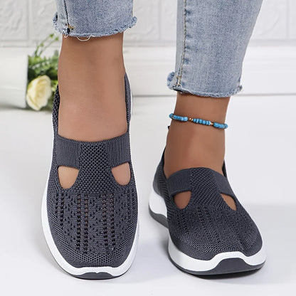 Women's Slip-On Sneakers | Flat Low-Profile Design | Casual Everyday Wear