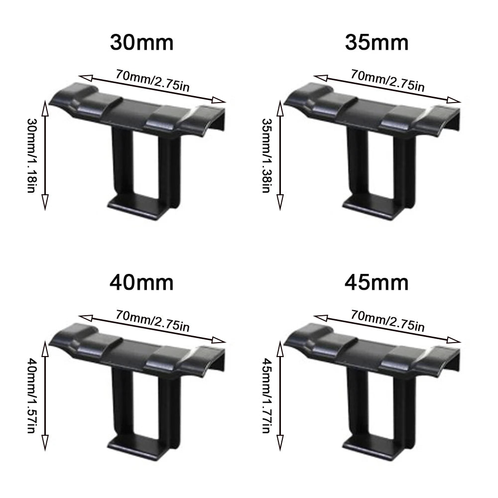 30/35/40mm Solar Panel Drainage Clips Solar Water Drain Diversion Clip Photovoltaic Mud Removal Clip For Cleaning Solar Panels