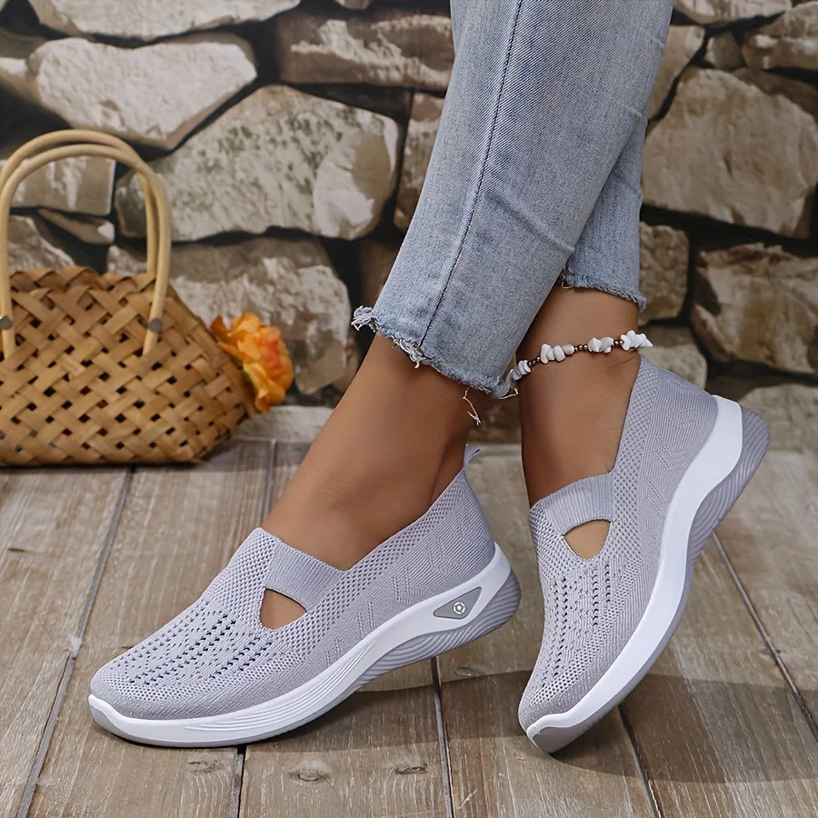Women's Slip-On Sneakers | Flat Low-Profile Design | Casual Everyday Wear