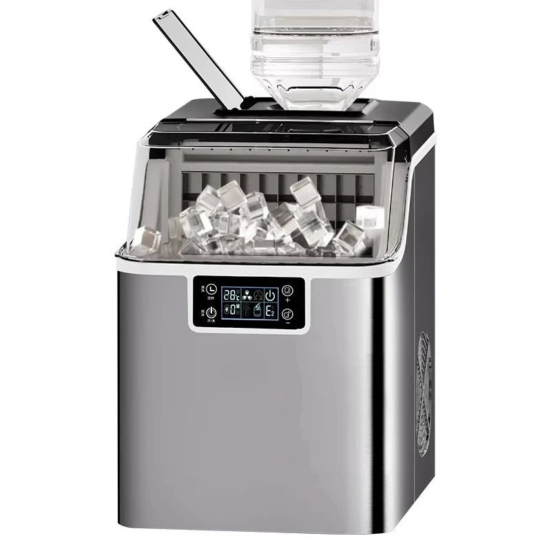 Small Household Square Ice Maker, Antibacterial, Ultra-Large Capacity, Rapid Ice Making