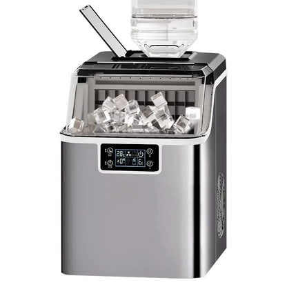 Small Household Square Ice Maker, Antibacterial, Ultra-Large Capacity, Rapid Ice Making