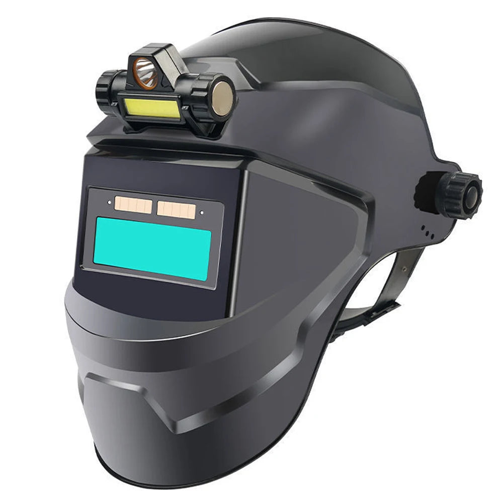 Automatic Dimming Welding Facemask True Color Auto Darkening Welding Mask 130℃ High Temperature Resistant Welding Helmet