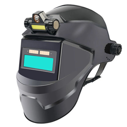 Automatic Dimming Welding Facemask True Color Auto Darkening Welding Mask 130℃ High Temperature Resistant Welding Helmet