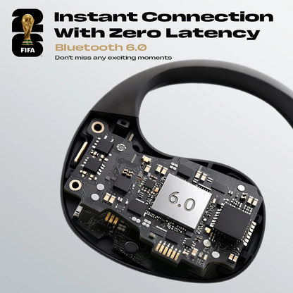FIFA-F26E02 AI Translator Earbuds 138 Languages Real Time Two Way Translation Bluetooth 6.0 TWS Wireless Earbuds ENC Noise Cancelling 45H Battery 28ms Low Latency Gaming Headphones for Travel Business