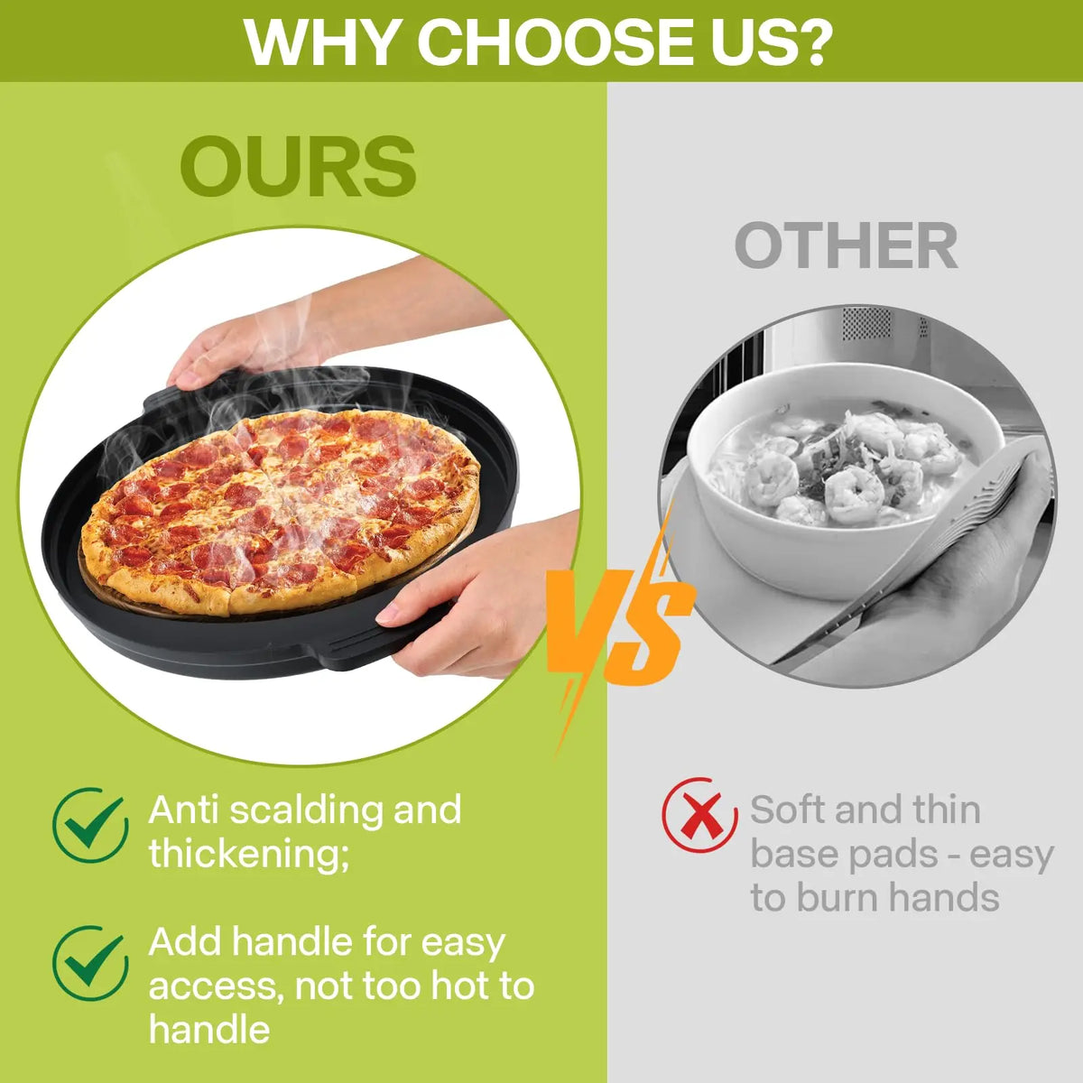 Microwave Food Splatter Cover Foldable Multifunction Splash Collapsible Guard Kitchen Gadget Colander for Meal Steaming Tray