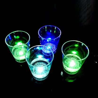 Led Cup Colorful Wine Glass Bar Drink Party Color Changing Cup Luminous Beer Mug Liquid Water Induction Flashing Glass For Vodka