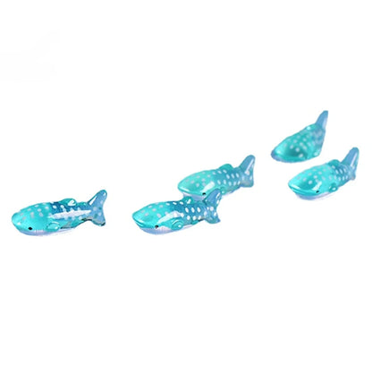5 Pcs Spot Shark Mediterranean Style Resin Decoration Micro-landscape Decoration Creative  Miniature Garden