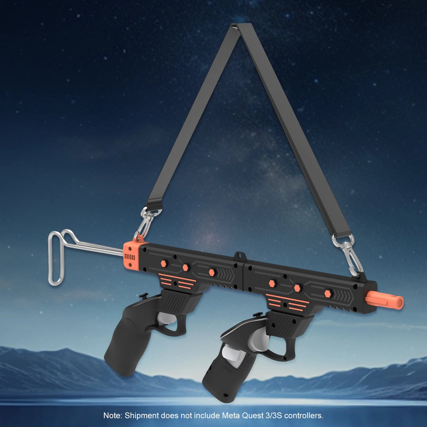 VR Gunstock Compatible for Meta Quest 3S/3 Accessories VR Controller Stock Adapter Enhance Real Feeling and Stability