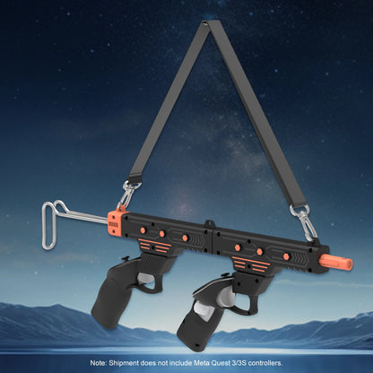 VR Gunstock Compatible for Meta Quest 3S/3 Accessories VR Controller Stock Adapter Enhance Real Feeling and Stability