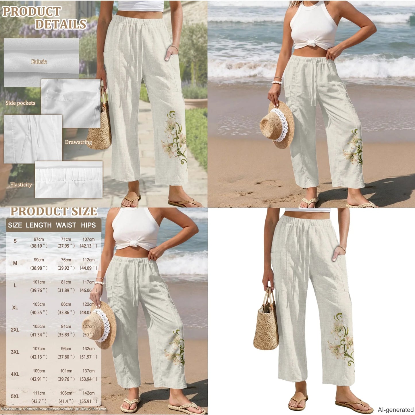 INSTANTARTS Clothing Female 2 Piece Sets for Women Summer Spring Outfits Lounge Sets V-Neck 3/4 Sleeve Set Fashion Matching