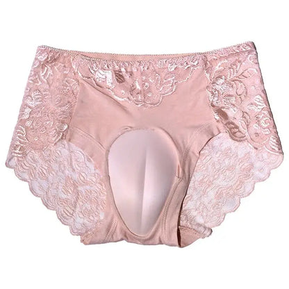 Panties For Men Camel Toe Underwear Hiding Gaff Briefs Sissy Lingerie Feminization Crossdressing Ultra-Thin Lace Underpants