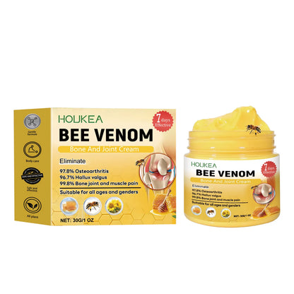 Houkea Bee Venom Joint Bone Care Cream Repair Muscle Hurt Relief Rheumatoid Pain Arthritis Treatment Body Knee Soothing Creams