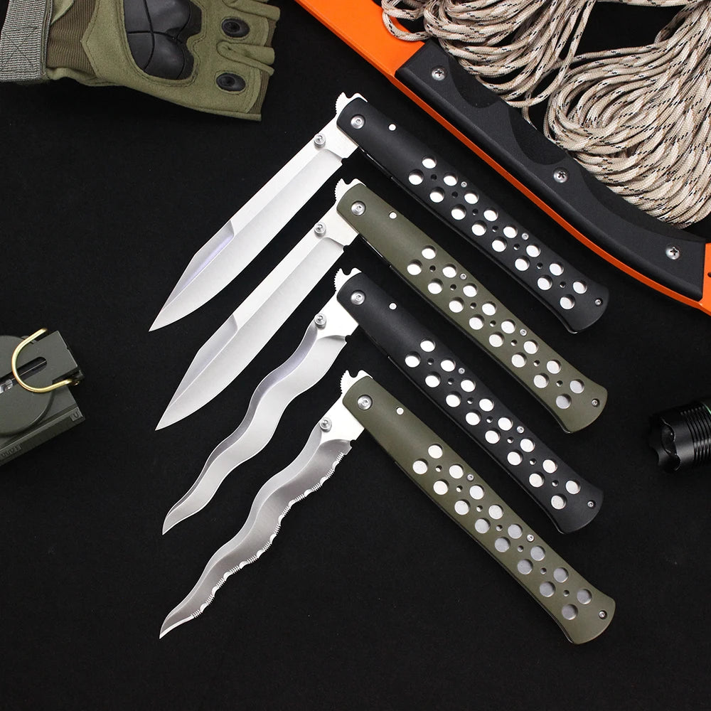 Folding Knife TI LITE Flipper Knife S35VN Blade Outdoor Professional Military Tactical Hunting Survival Self defense Knives Tool