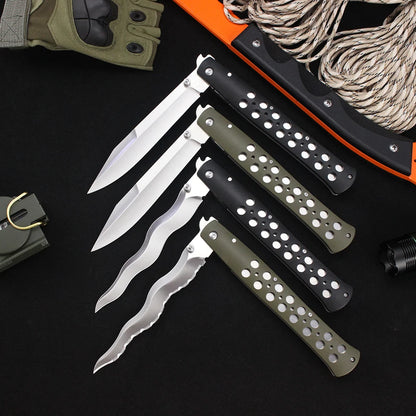 Folding Knife TI LITE Flipper Knife S35VN Blade Outdoor Professional Military Tactical Hunting Survival Self defense Knives Tool
