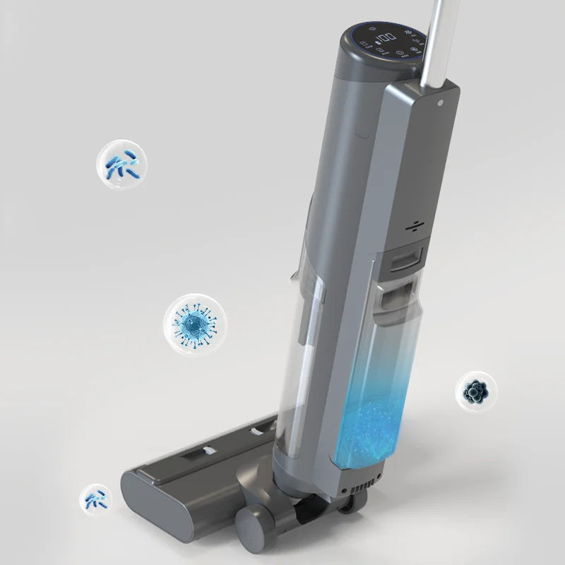 5000mAh Cordless Electric Mop Upright Vacuum Cleaner Wet Dry Floor Cleaning Machine Self-Cleaning Wireless Handheld Floor Washer
