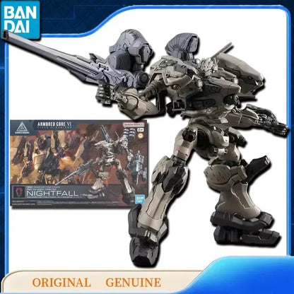 Bandai Original Genuine Gundam 30MM ARMORED CORE VI STEEL HAZE NIGHTFALL Anime Action Figures Toys Gift Assembly Model Ornaments