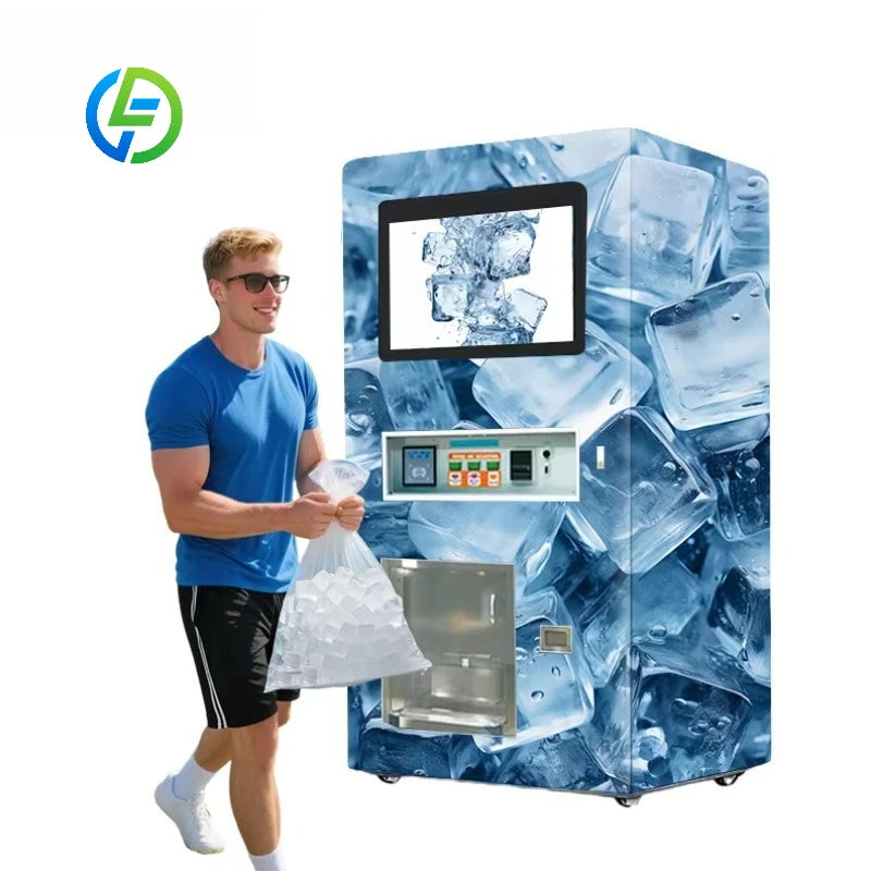 FL Customized Vending Ice Maker Machine Bulk Self-service Outdoor Commercial Automatic Ice Vending Machine