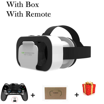 Shinecon Viar Virtual Reality VR Glasses Headset 3D Device Helmet Goggles Lenses For Smartphone Smart Phone Game Cell Mobile Set
