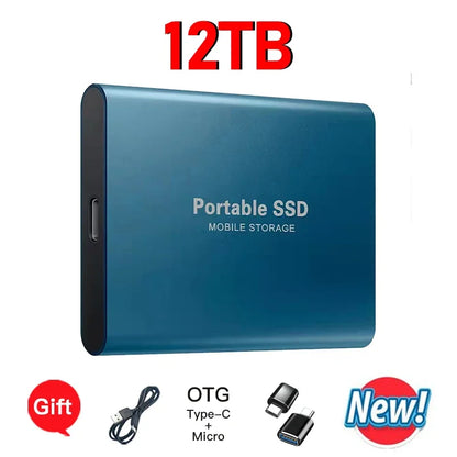 Reliable Brand 1TB External Hard Drive  Portable SSD  2TB 4TB  USB 3.1 High Speed Solid State Disk Data Storage