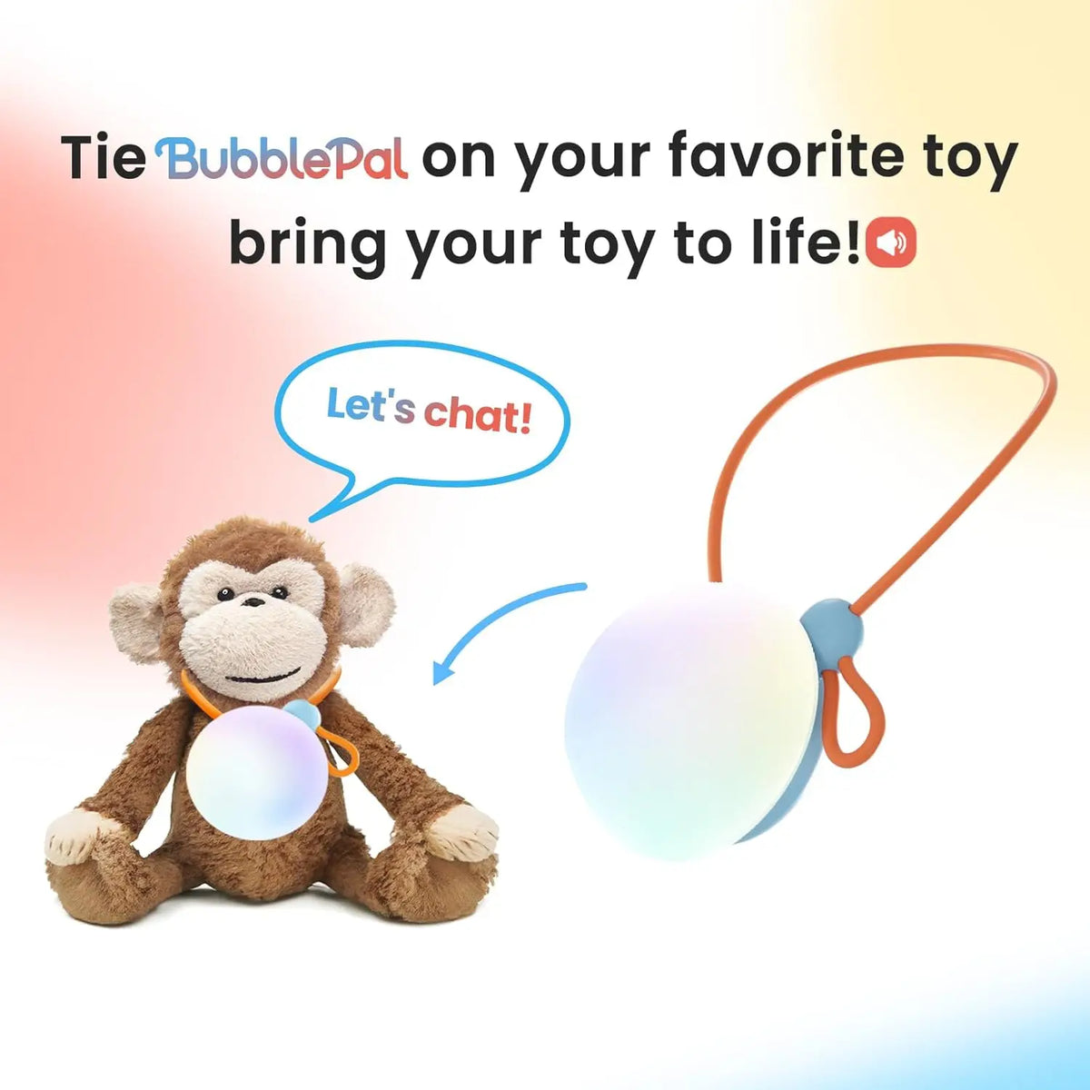 BubblePal Blue- AI Interactive Toy, Advanced Endless Talking Toy,Long-Term Interactions Memory Function Friend Mentor,Kid's Gift