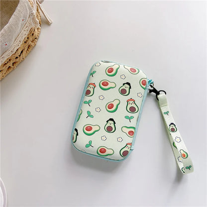 Lanyards Storage Bag Case For R36S R36H RG35XX H R36 Ultra K36 Video Game Console Handbag Pouch Protective Cover Box Accessories