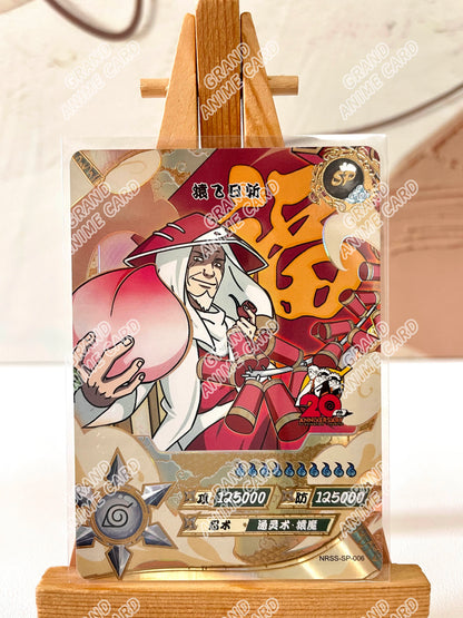 Kayou Genuin Anime Naruto Card NRSS SP Full Series No.001-007 Single Card Rare Card Tsunade Collection Game Children's Toy Gift