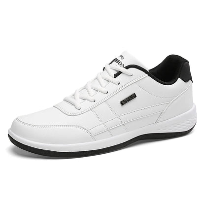 Men’s Leather Walking Shoes | Breathable Lightweight Lace-Up | Daily Wear, Travel & Outdoor Comfort