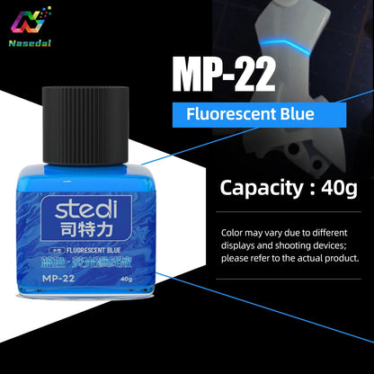 Stedi MP-20~29 Fluorescent Panel Liner Paint Water Based Penetrating Ink for Gundam Model Coloring Tools Hobby DIY Accessories