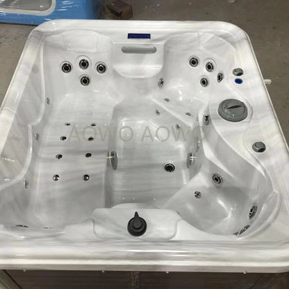 Stock Outdoor Swim Spa Pool Hot Tub Cheap Price Custom   Outdoor Outdoor Massage Spas Tub With Pillow