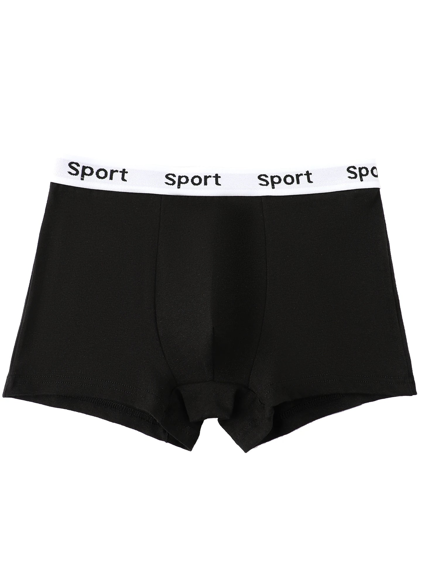7 pieces mixed boys' underwear 8-14 years old solid color breathable soft stretch 95% cotton boy's boxer briefs