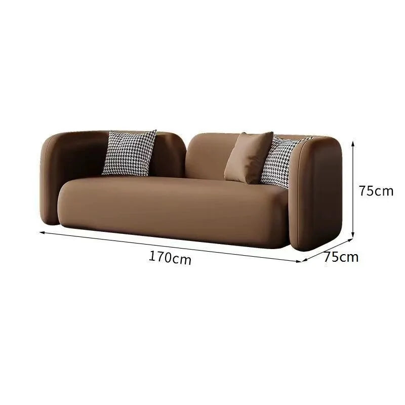 Italian Minimalist Reception Sofa Nordic High-grade Hotel Lobby Beauty Salon Business Negotiation Sofa Office Furniture FYOS