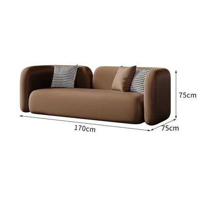 Italian Minimalist Reception Sofa Nordic High-grade Hotel Lobby Beauty Salon Business Negotiation Sofa Office Furniture FYOS