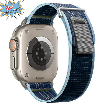 Trail Loop Strap For Apple Watch Ultra 3/2 49mm Series 11 10 9 8 7 46mm 45mm 41mm 42mm Sports Nylon Wristband iWatch 6 5 SE 44mm