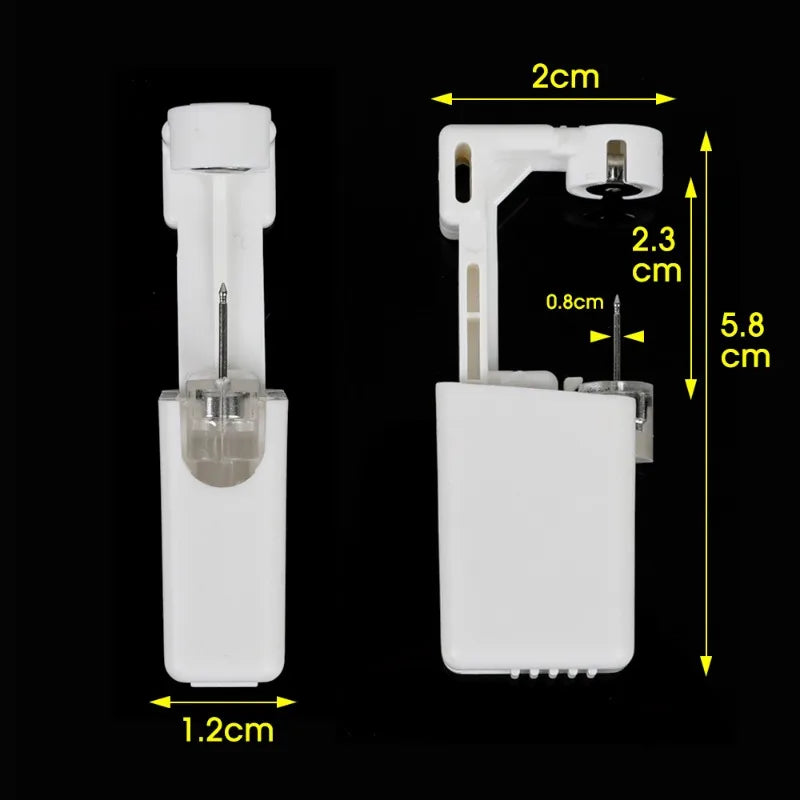 No Inflammation Safe Ear Piercing Gun Kit Disposable Disinfect Earring Piercer Machine Studs Nose Body Jewelry Piercing Tool