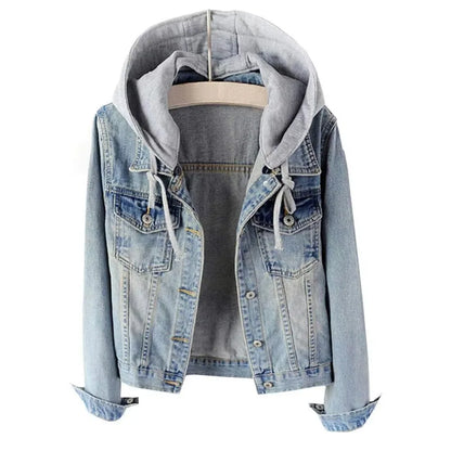 Bright Yellow Women's Denim Jacket Autumn Casual Outwear Crop Coat Breathable Polyester High Quality OEM Supplier
