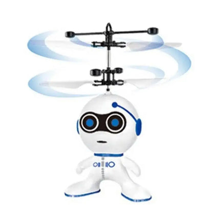 Flying Sensor Robot Gesture Sensing Flying Robot With LED Lights for Kids Helicopter Induction Fairy Flying Electronic Toy