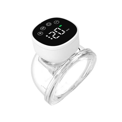 Wearable Hands Free Electric Breast Pump LED Display Anti‑Backflow Rechargeable Portable Milk Extractor Breastfeeding Tool