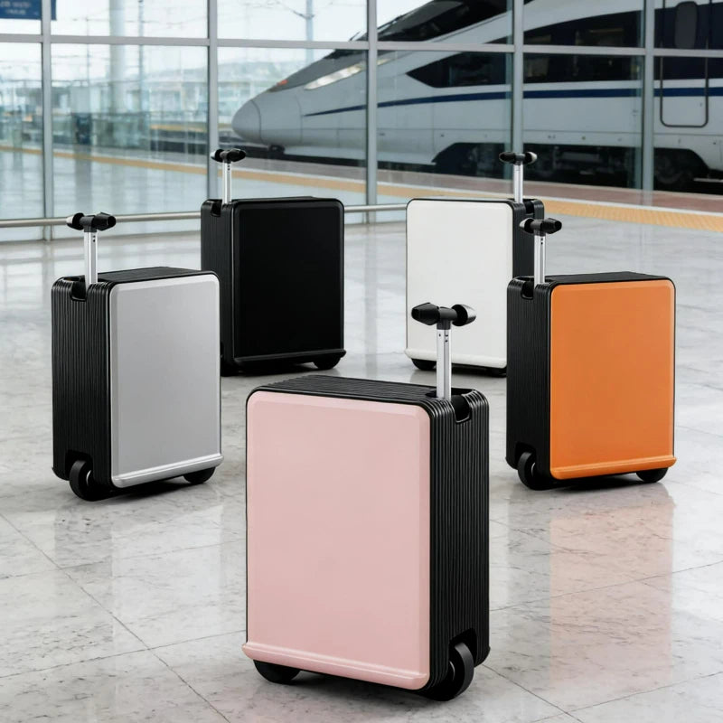 Carry-on Luggage Lightweight Rideable Electric Suitcase Multi-function Password Travel Business Trip Trolley