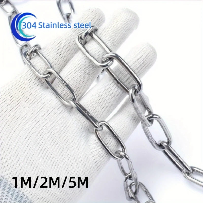 Chain, Hanging Chain, Lifting Chain, Clothes Drying Chain, Guardrail Anti-theft Chain, Stainless Steel Dog Chain