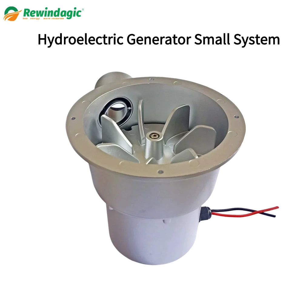 100W 50W Water Turbine 18V 36V Hydraulic Generator Outdoor Hydro Electric Generator DC Permanent Magnet Use for 12/24V Battery